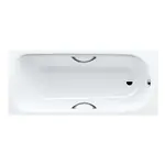 Kaldewei Advantage - Obdélníková vana Saniform Plus Star 332, 160x70 cm, s otvory pro madla, bílá 133200010001
