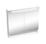 Ravak Classic II - Zrcadlová skříňka s LED osvětlením, 80x14x76 cm, 2 dvířka, lesklá bílá X000001471