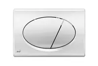 Alcadrain Basic - Ovládací tlačítko splachování, chrom lesk M71