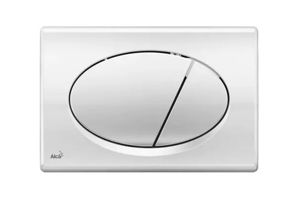 Alcadrain Basic - Ovládací tlačítko splachování, chrom lesk M71