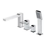 OMNIRES Slide - Baterie na okraj vany, 4-otvorová instalace, chrom SL7732CR
