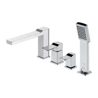 OMNIRES Slide - Baterie na okraj vany, 4-otvorová instalace, chrom SL7732CR