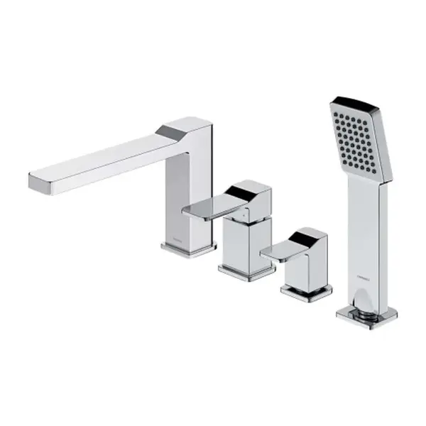 OMNIRES Slide - Baterie na okraj vany, 4-otvorová instalace, chrom SL7732CR