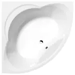 Polysan Alexandra - Rohová vana 140x140x42 cm, Heavy Shell, bílá 95111