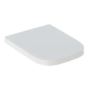 Geberit Selnova Square - WC sedátko, duroplast, Softclose, bílá 501.557.01.1