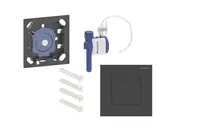 Geberit - Pneumatické ovládání splachování pisoáru typu 40, easy to clean, matná černá 116.217.14.1