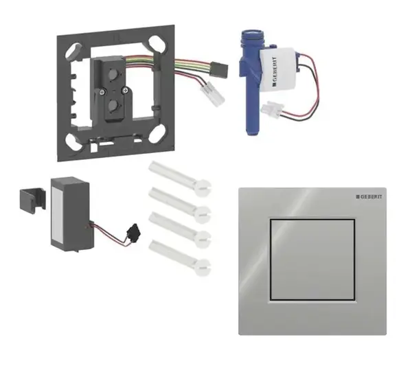 Geberit - Pneumatické ovládání splachování pisoáru typu 01, chrom 116.064.21.1