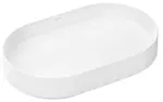 Hansgrohe Xuniva Evo U - Umyvadlo na desku, 65x40 cm, bez přepadu, bez otvoru pro baterii, HygieneEffect, SmartClean, bílá 63009450