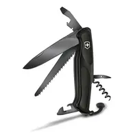 VICTORINOX - Velký kapesní nůž Ranger 55 Grip, 12 funkcí, černá 0.9563.C31P