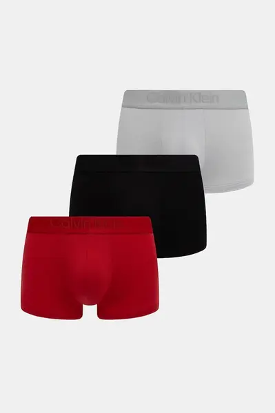 Boxerky Calvin Klein Underwear 3-pack pánské, černá barva, 000NB3651A