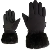 Ziener KWINZ-Z LADY Dámské lyžařské rukavice, černá, velikost