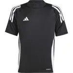 adidas TIRO24 JERSEY Y Chlapčenský futbalový dres, čierna, veľkosť