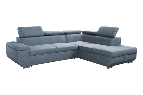 Sedací souprava Lars I. Provedení: Pravá varianta, látka: Logan Sky