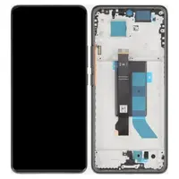 LCD display + dotyková deska + přední kryt pro Xiaomi Redmi Note 14 Pro 5G, midnight black