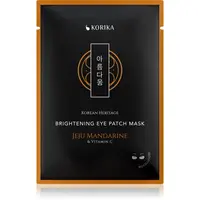 KORIKA Korean Heritage Brightening Eye Patch Mask Jeju Mandarine & Vitamin C rozjasňujúca maska na očné okolie 2 ks
