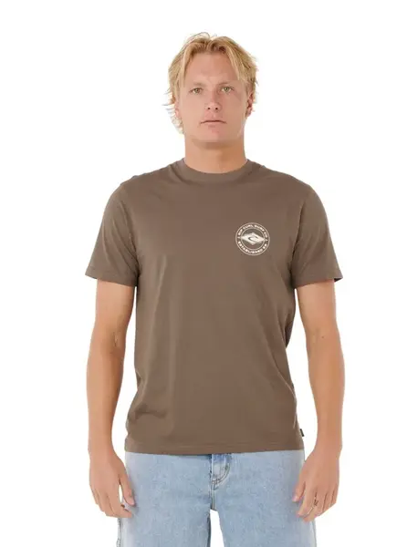 Rip curl pánské tričko Staple Rock | Šedá | Velikost L