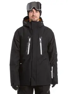 Meatfly snowboardová bunda Dodge True Black | Černá | Velikost S