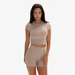 Dámské tričko exalted elysia glow motion béžová s