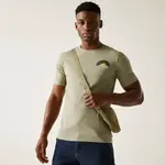 Pánské bavlněné tričko regatta cline ix béžová 3xl