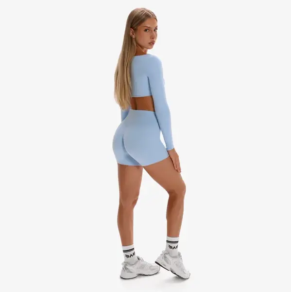 Dámské šortky exalted elysia glow motion modrá m