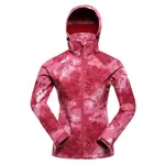 Dámská softshellová bunda s membránou alpine pro hoora růžová l plus