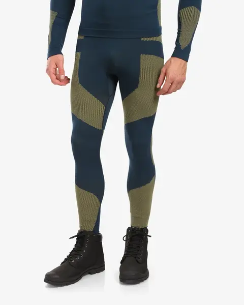 Pánské bezešvé termo kalhoty kilpi niel-m tmavě modrá xxl-3xl