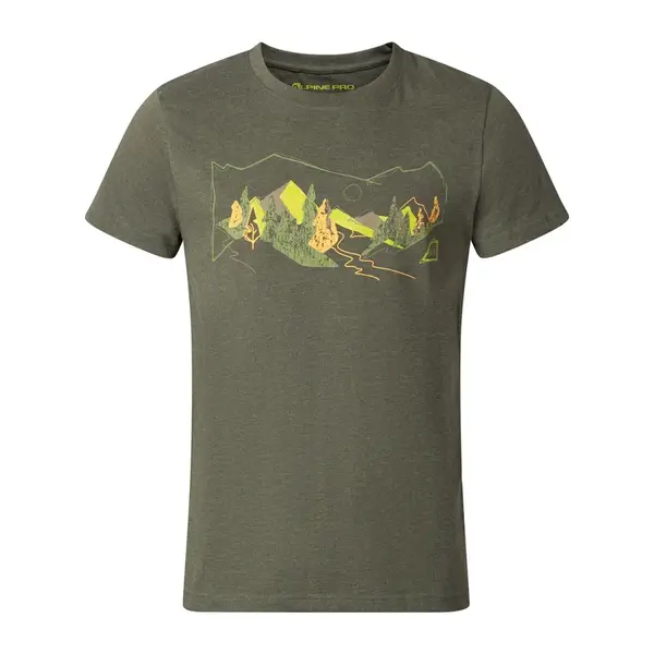 Pánské sportovní triko s cool dry alpine pro bolen zelená 4xl