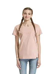 Dámské tričko meatfly mf logo světle růžová m