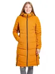 Dámský zimní kabát meatfly olympa žlutá xs