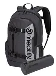 Batoh meatfly basejumper + penál zdarma tmavě šedá/šedá 22 l