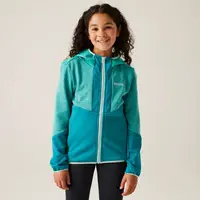 Dětská fleecová mikina regatta dissolver x tyrkysová 152