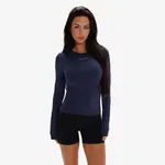 Dámské tričko s dlouhým rukávem exalted flexmotion tmavě modrá m