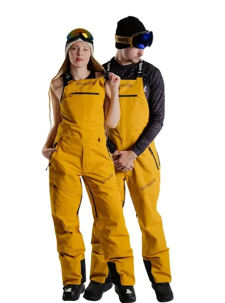 Meatfly unisex SNB & SKI laclové kalhoty Kenny Chai Tea Latte | Písková | Velikost L