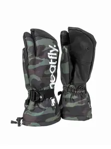 Meatfly pánské rukavice Limp Rampage Camo | Černá | Velikost M