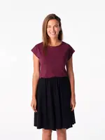 Dámské tričko cityzen alta bordó 42