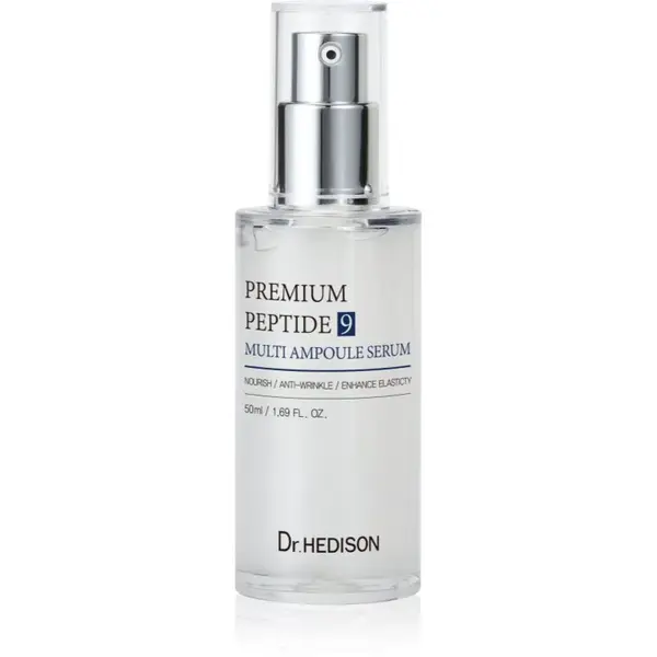 Dr. HEDISON Premium Peptide 9+ Multi Ampoule Serum intenzívne sérum pre výživu a hydratáciu 50 ml