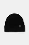 Kašmírová čepice Calvin Klein černá barva, LV04D8013G