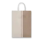 Dárková taška Sadoch Kraft White Stripe - 160 x 80 x 210 mm