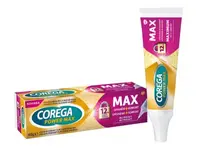 Fixační krém Corega Max Upevnění + Komfort pro ochranu dásní před podrážděním, 40g