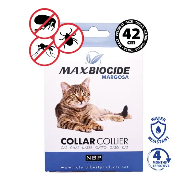 Max Biocide Cat Collar obojek pro kočky 42cm