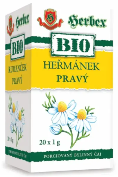 HERBEX BIO Tea Heřmánek pravý n.s.20x1g