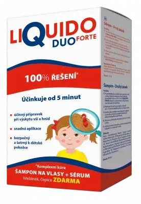 LiQuido DUO Forte šampon na vši 200ml + sérum