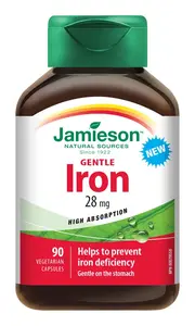 JAMIESON Železo bisglycinát 28 mg 90 kps.