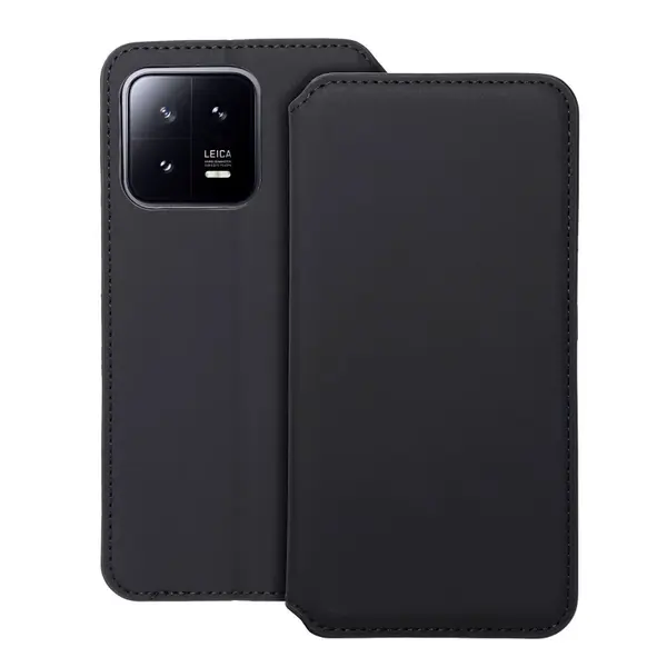 Flipové pouzdro Dual Pocket pro Apple iPhone 15 Plus, černá