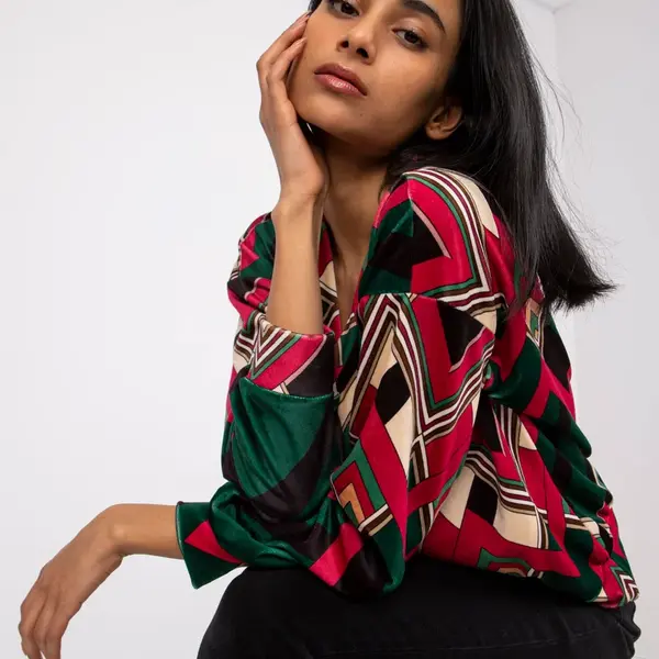 Blouse-DHJ-BZ-6033-1.49P-dark green
