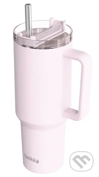 Nerezový termohrnček so slamkou Stream Light Pink 1200 ml