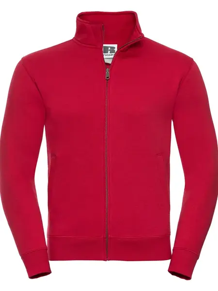Men's Zip Up Sweatshirt - Authentic R267M 80% Plain Ring-Spun Cotton 20% Polyester (Three-Layer Fabric) 280g