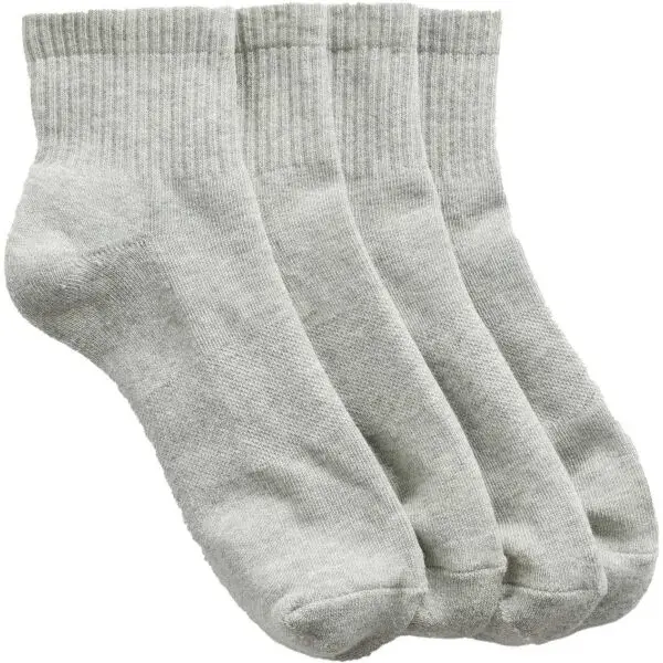 GAP V-STUDIO LOGO CREW 2PK Dámske ponožky, sivá, veľkosť