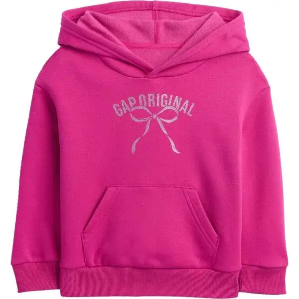 GAP V-LOGO PO Detská mikina, ružová, veľkosť 2Y