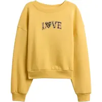 GAP V-NON LOGO WEDGE CREW Dievčenská mikina, žltá, veľkosť